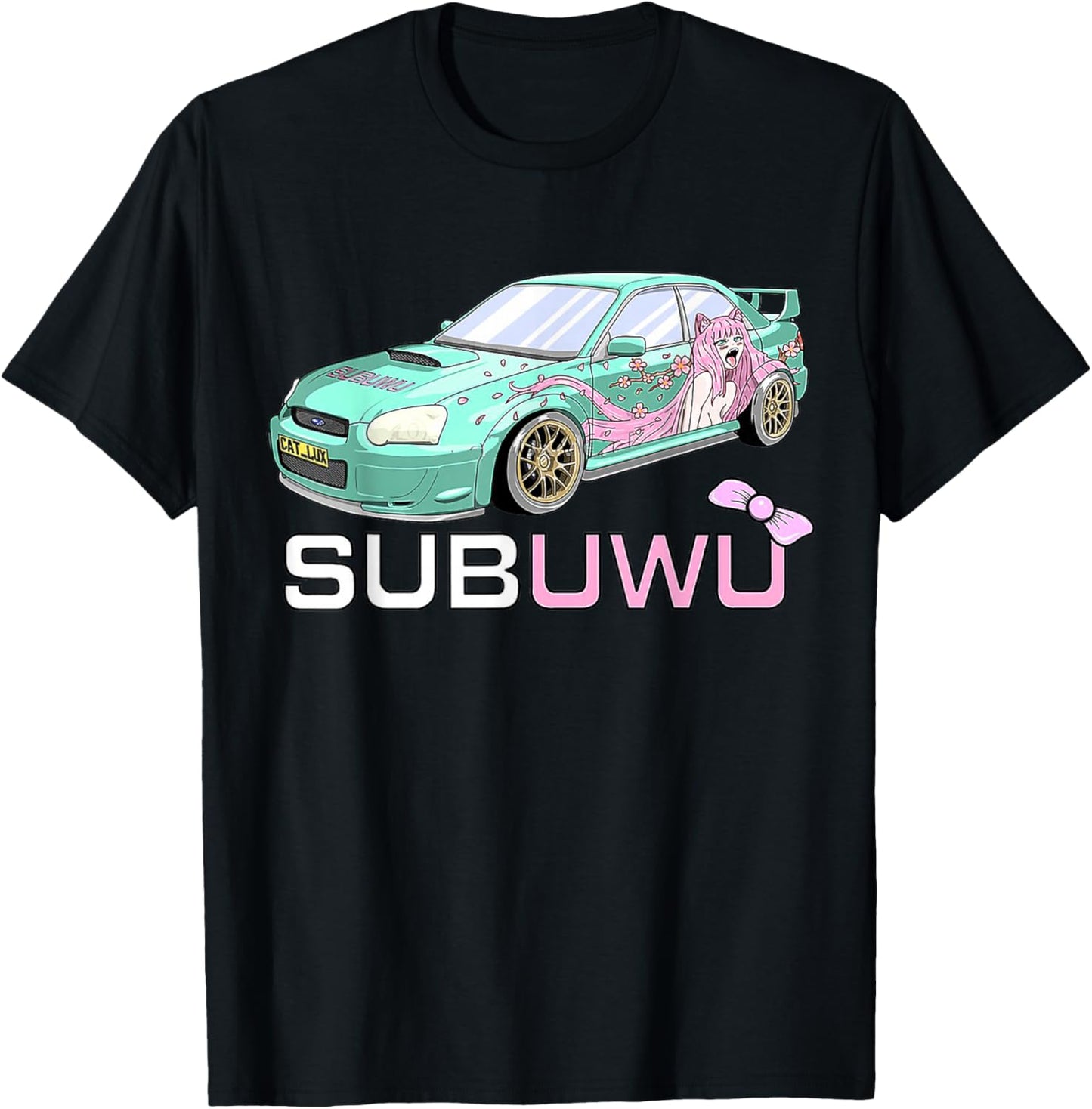 SubUwU Anime Lover Cute Otaku Fan Gift T-Shirt - T-Shirt | Black