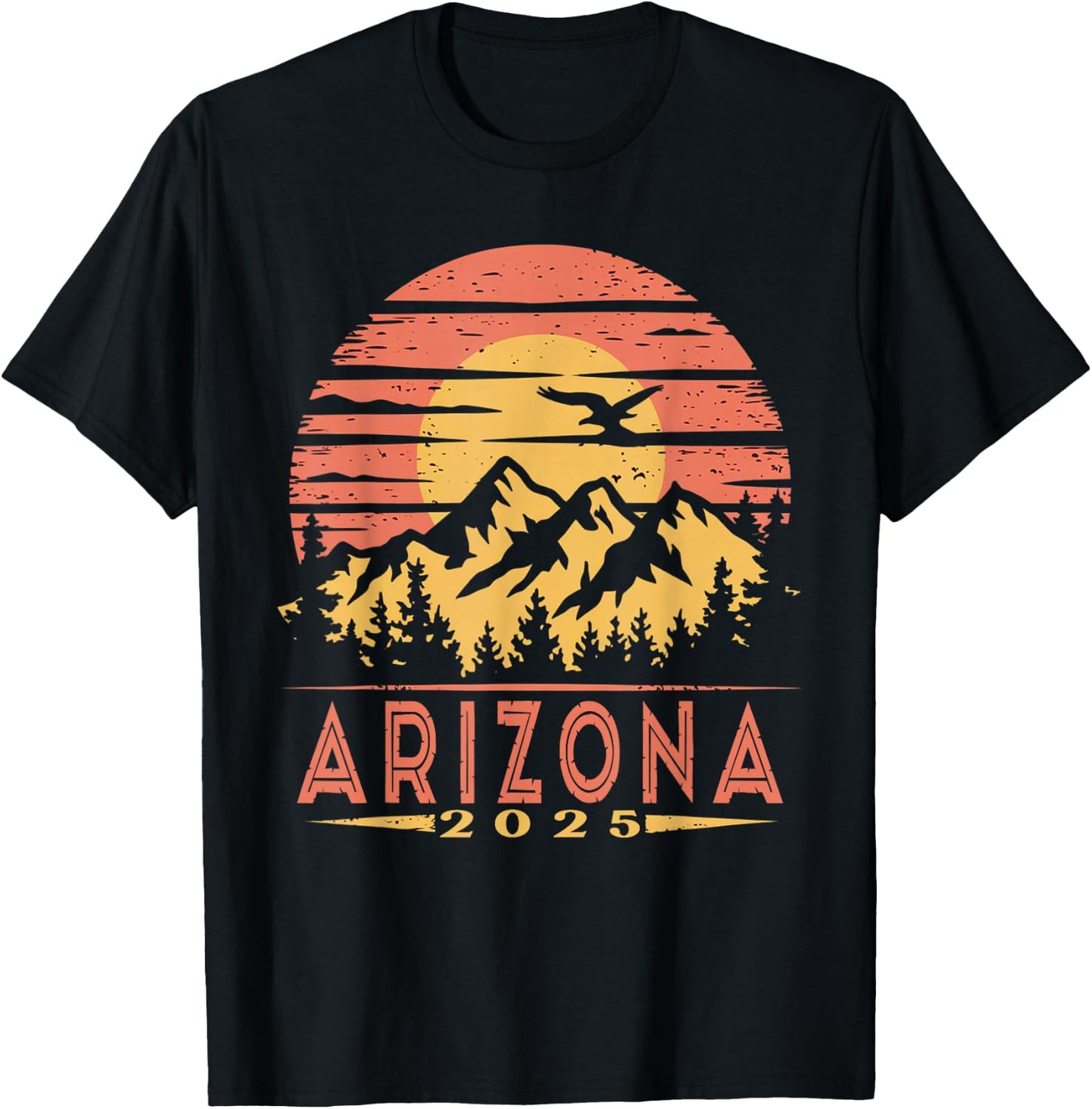 Arizona 2025 Family Trip Friends Group Vacation Matching T-Shirt - T-Shirt | Black