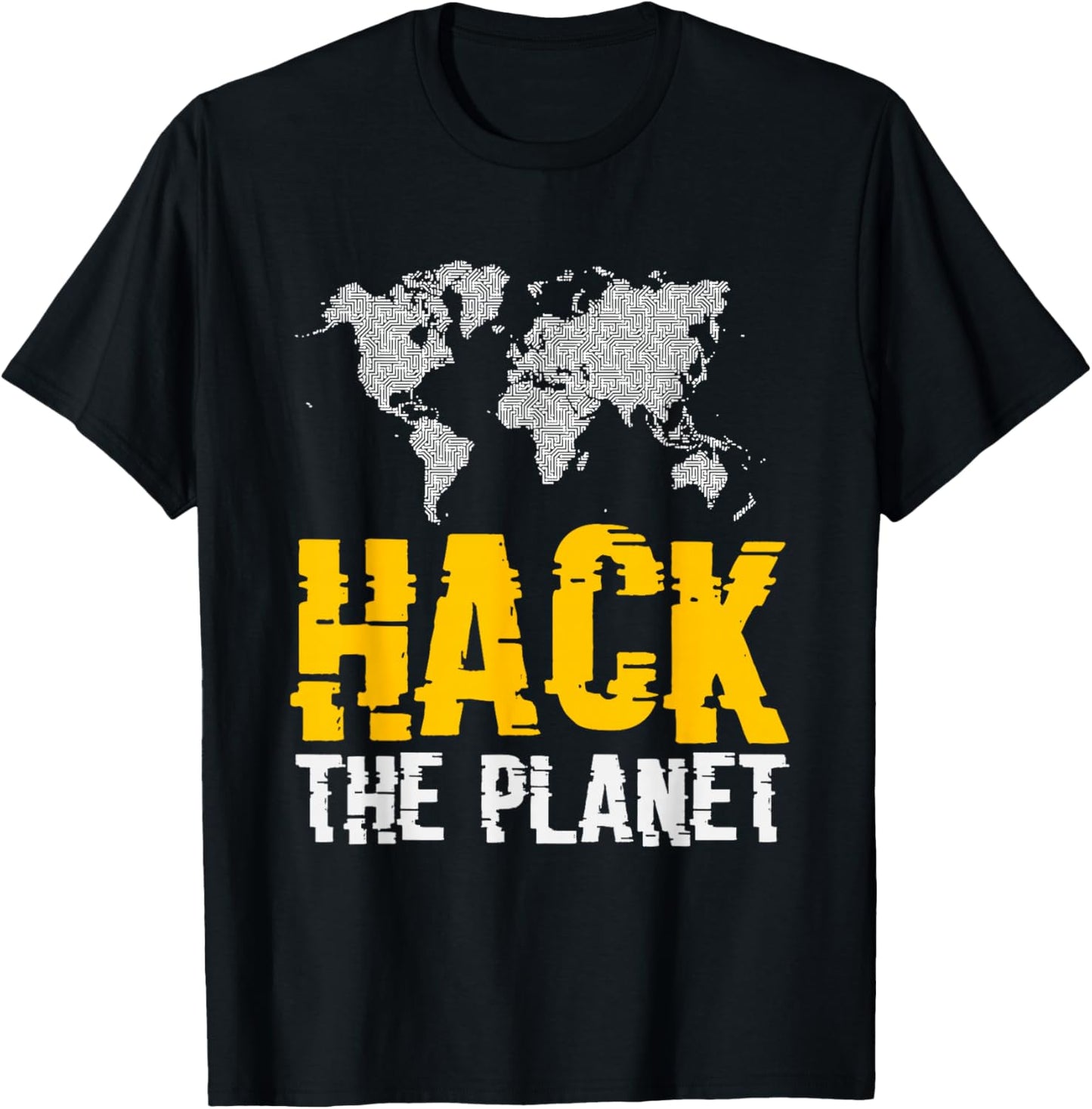 Hack The Planet T-Shirt - T-Shirt | Black