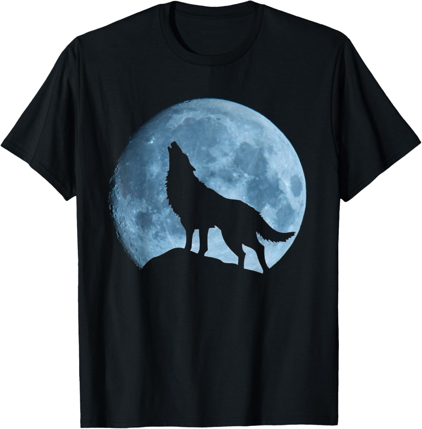Wolf shirt, Wolf shirt , wolf women, wolf moon T-Shirt - T-Shirt | Black