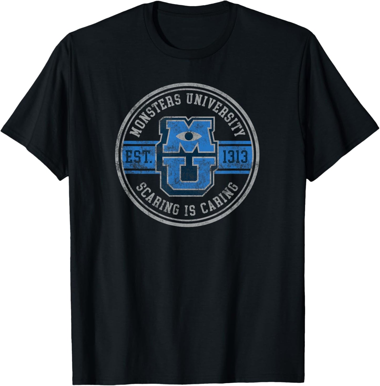 Disney and Pixar’s Monsters University Scaring is Caring T-Shirt - T-Shirt | Black