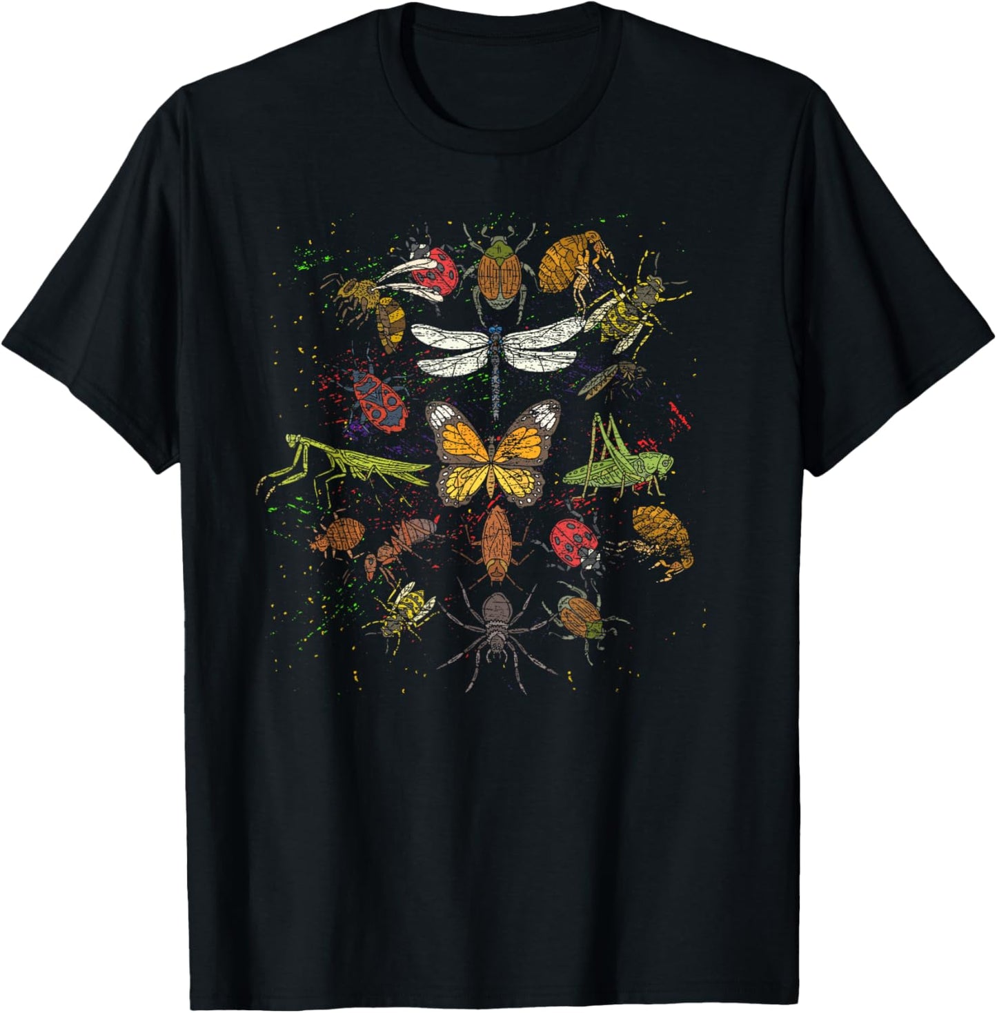 Bug Collection Entomologist Biologist Beetle Insect Bug T-Shirt - T-Shirt | Black