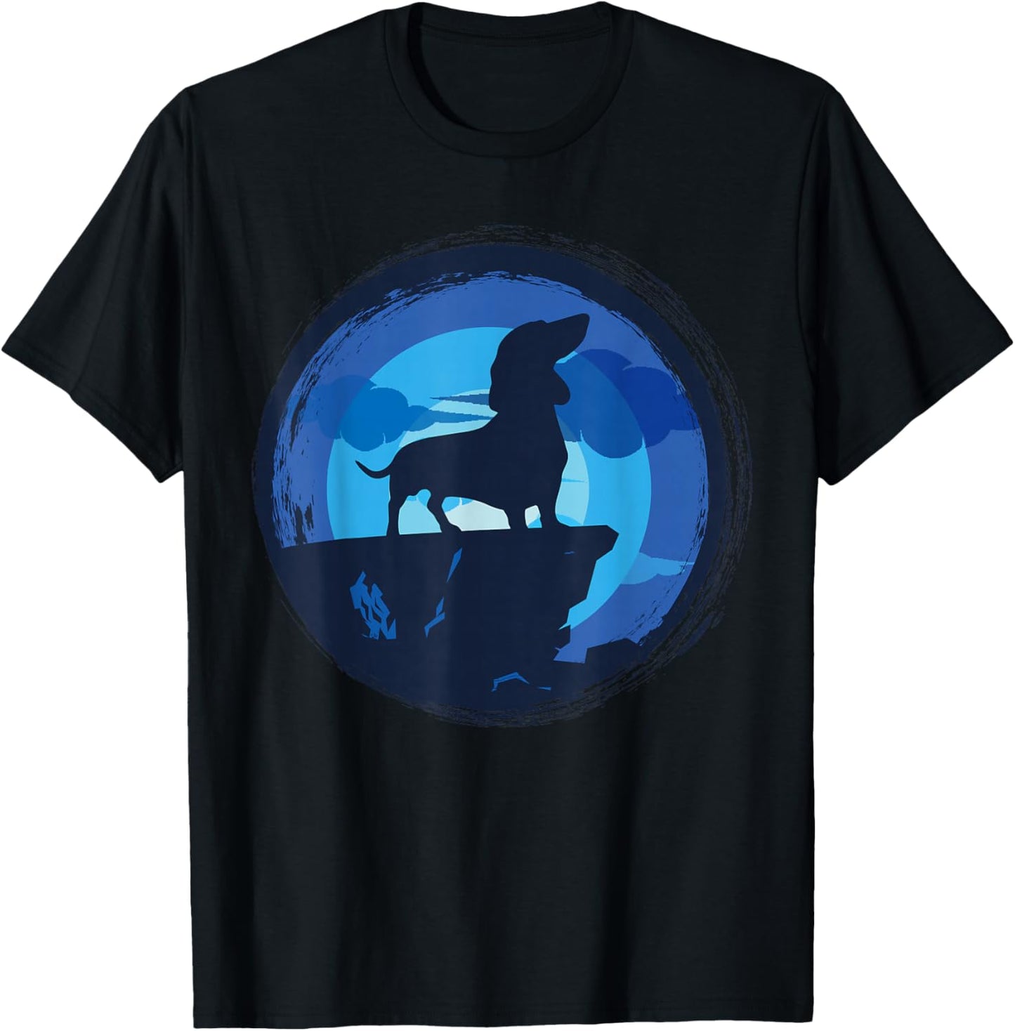 Dachshund Doxie Wiener Sausage Dog T-Shirt - T-Shirt | Black