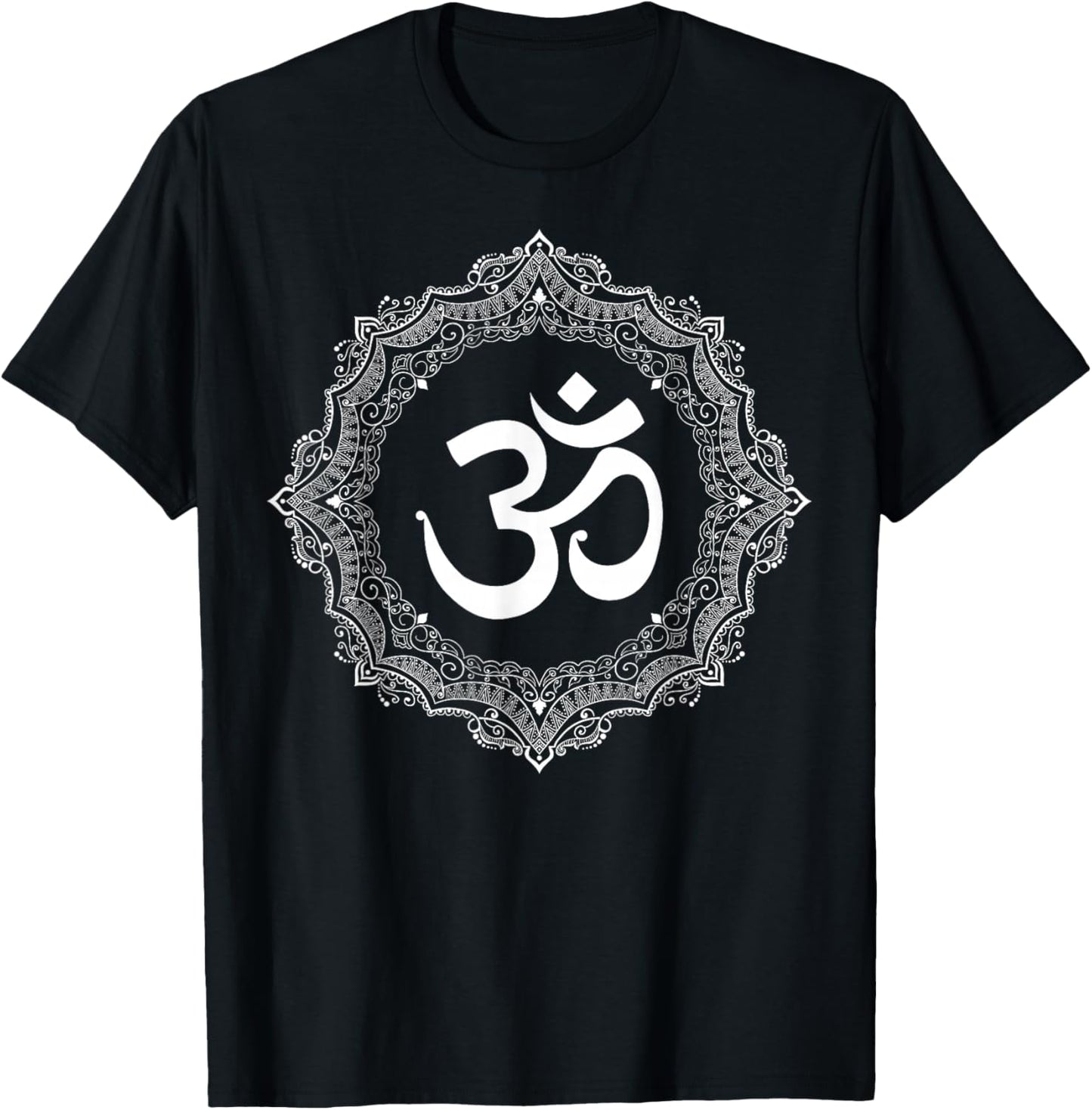 Om Yoga Day Meditation Sanskrit Hindu Clothing Om Symbol Namaste Aum Ohm Hindu Zen Tantra Yoga Day T-Shirt - T-Shirt | Black