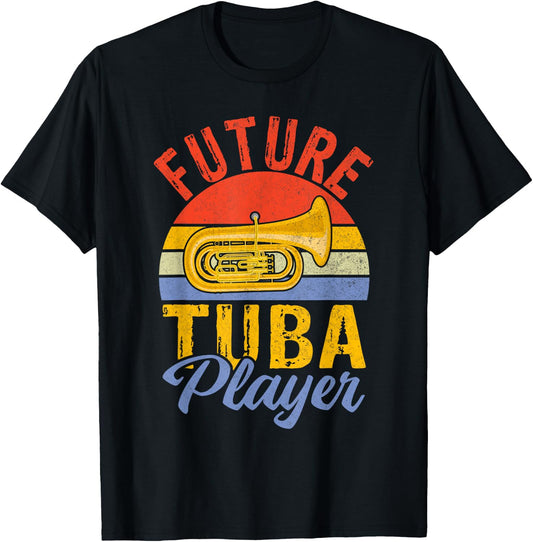Future Tuba Player Tuba T-Shirt - T-Shirt | Black