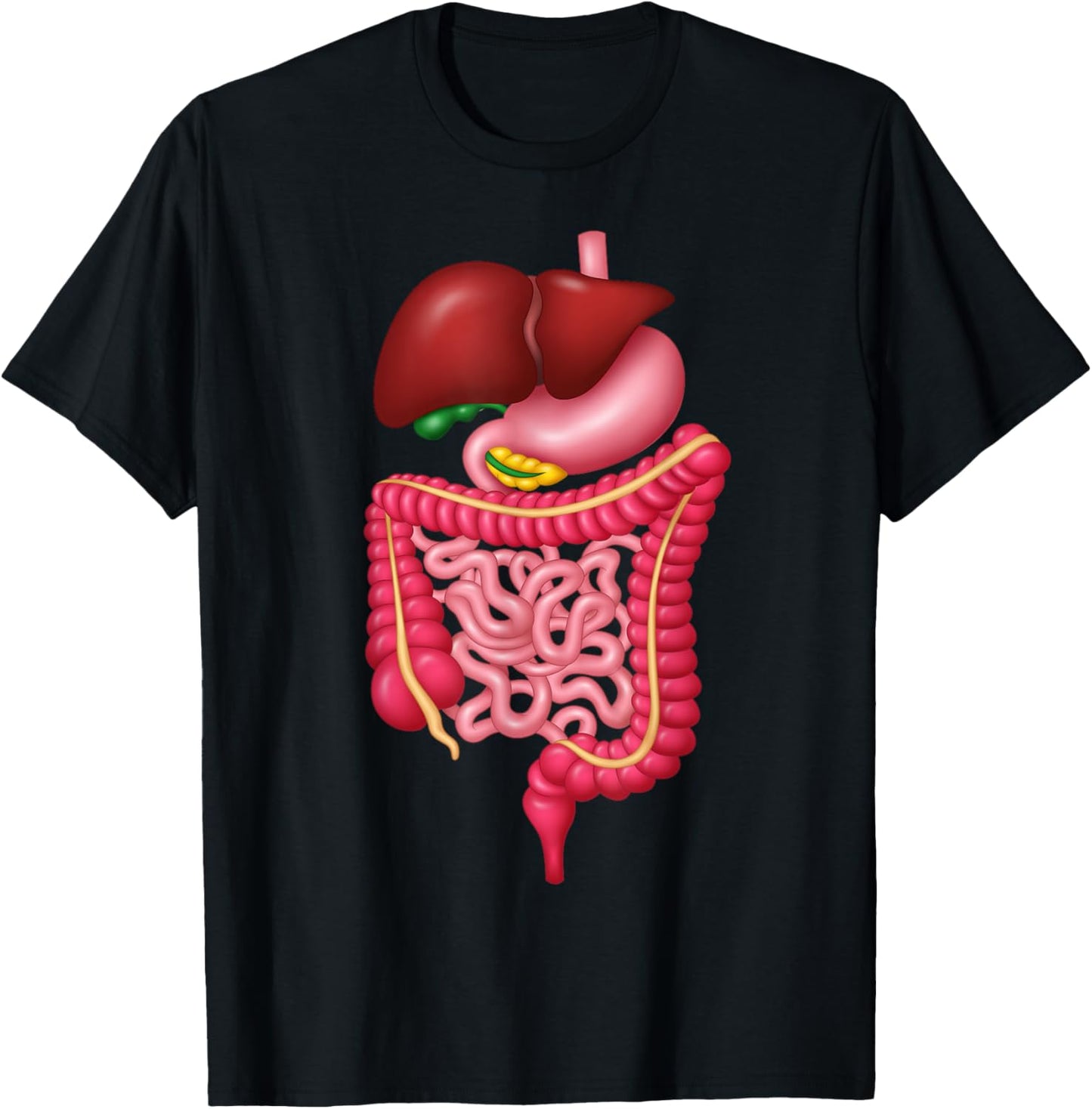 Digestive System Endoscopy Tech Nurse Gastrointestinal T-Shirt - T-Shirt | Black
