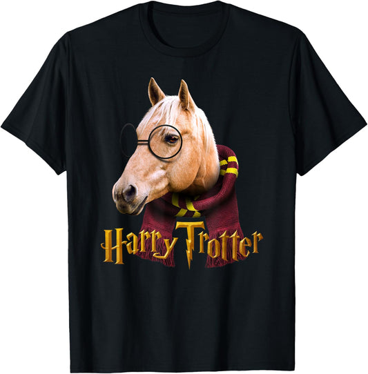 Cute American Quarter Horse Palomino colour for horse riders T-Shirt - T-Shirt | Black