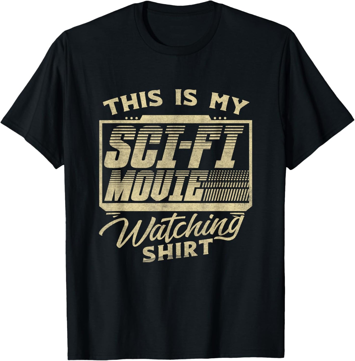 Funny Sci-Fi Movie Lover Graphic and Men Movie Fan T-Shirt - T-Shirt | Black