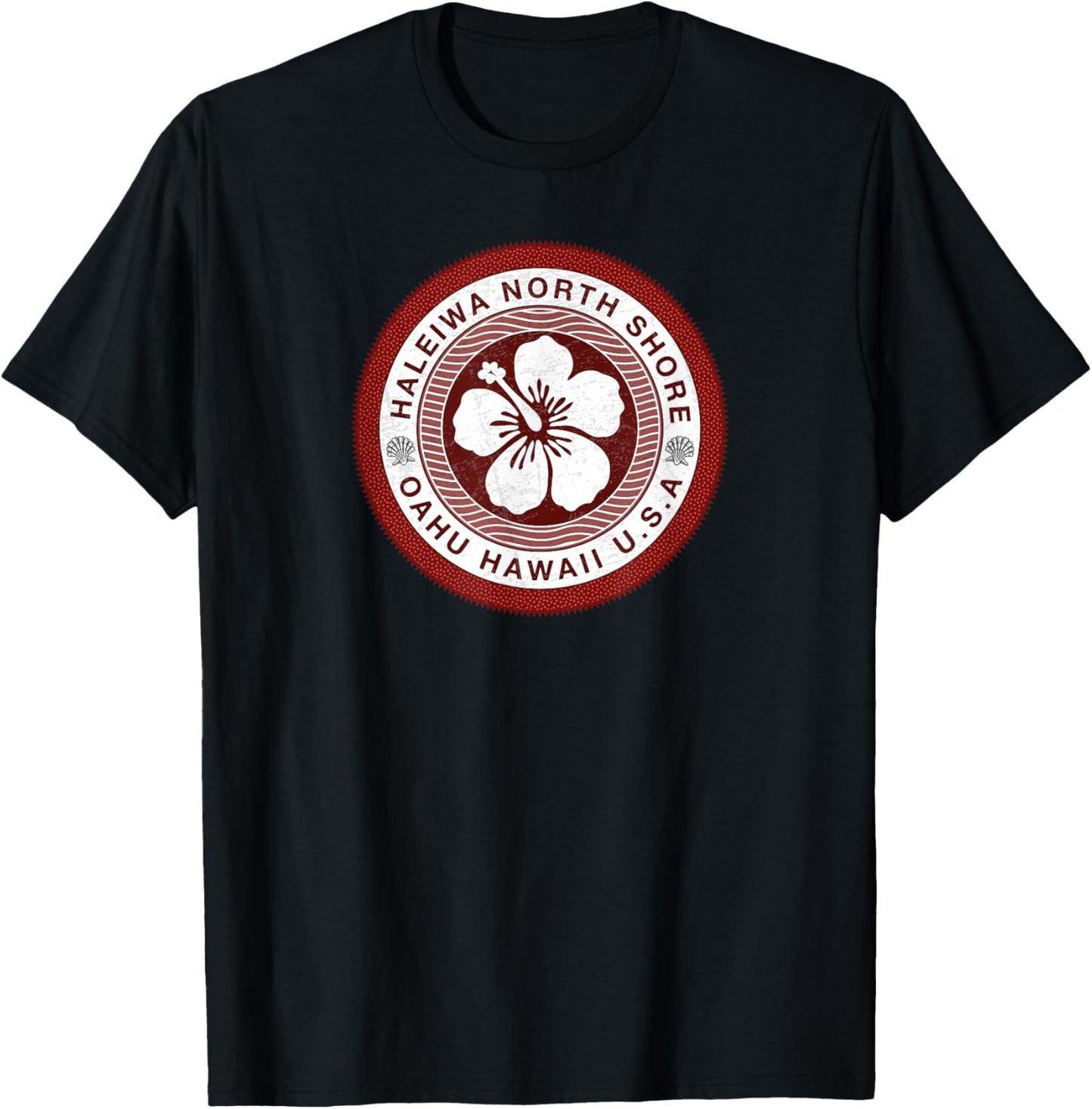 Haleiwa Waimea Bay North Shore Oahu Hawaii T-Shirt - T-Shirt | Black