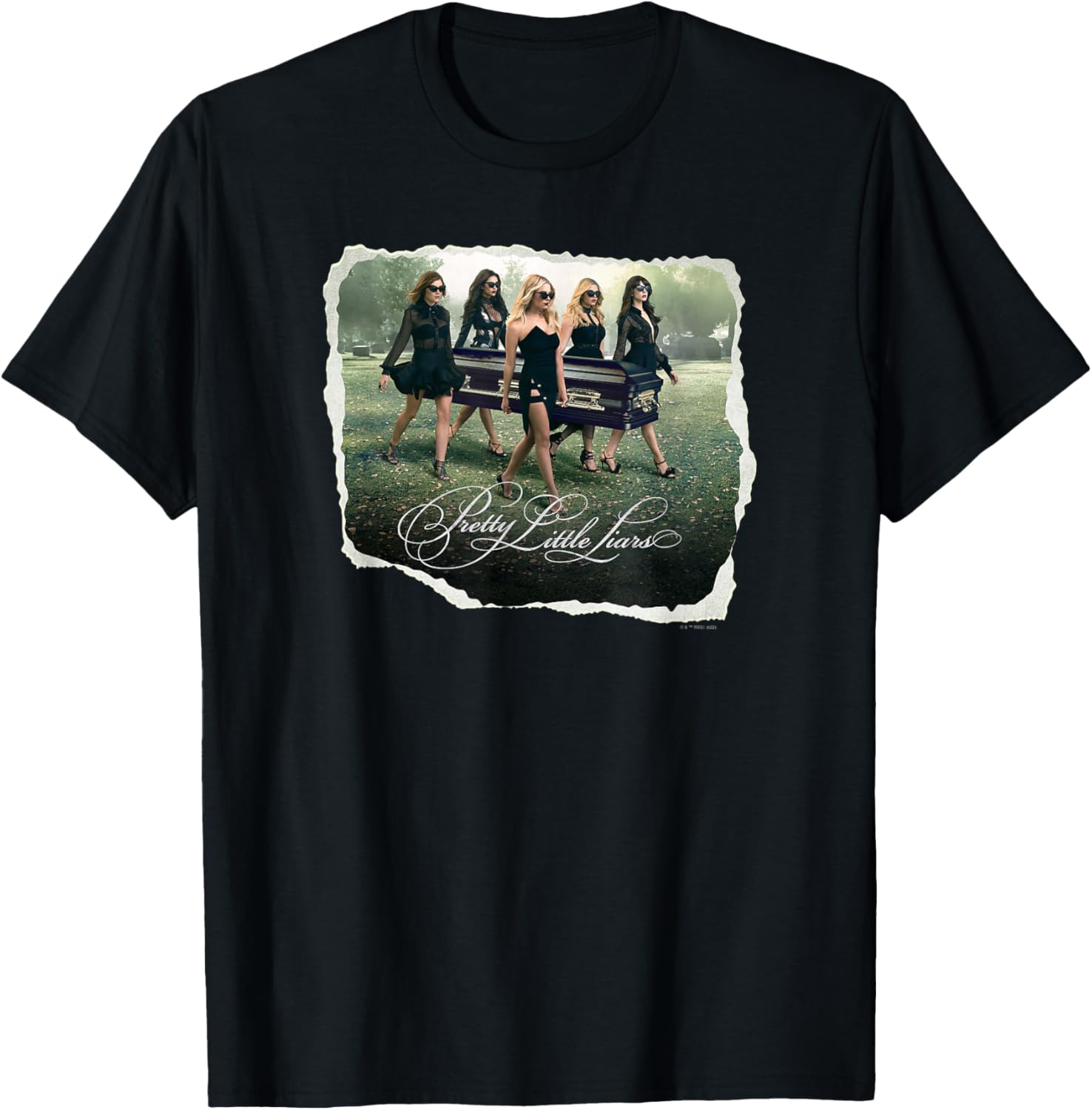 Pretty Little Liars Casket Bearer Group Photo T-Shirt - T-Shirt | Black