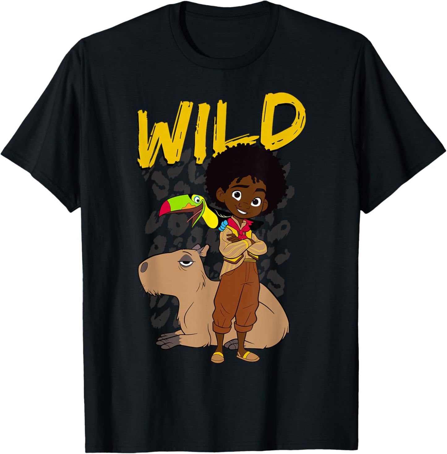 Disney Encanto Antonio Wild Poster V-2 T-Shirt - T-Shirt | Black