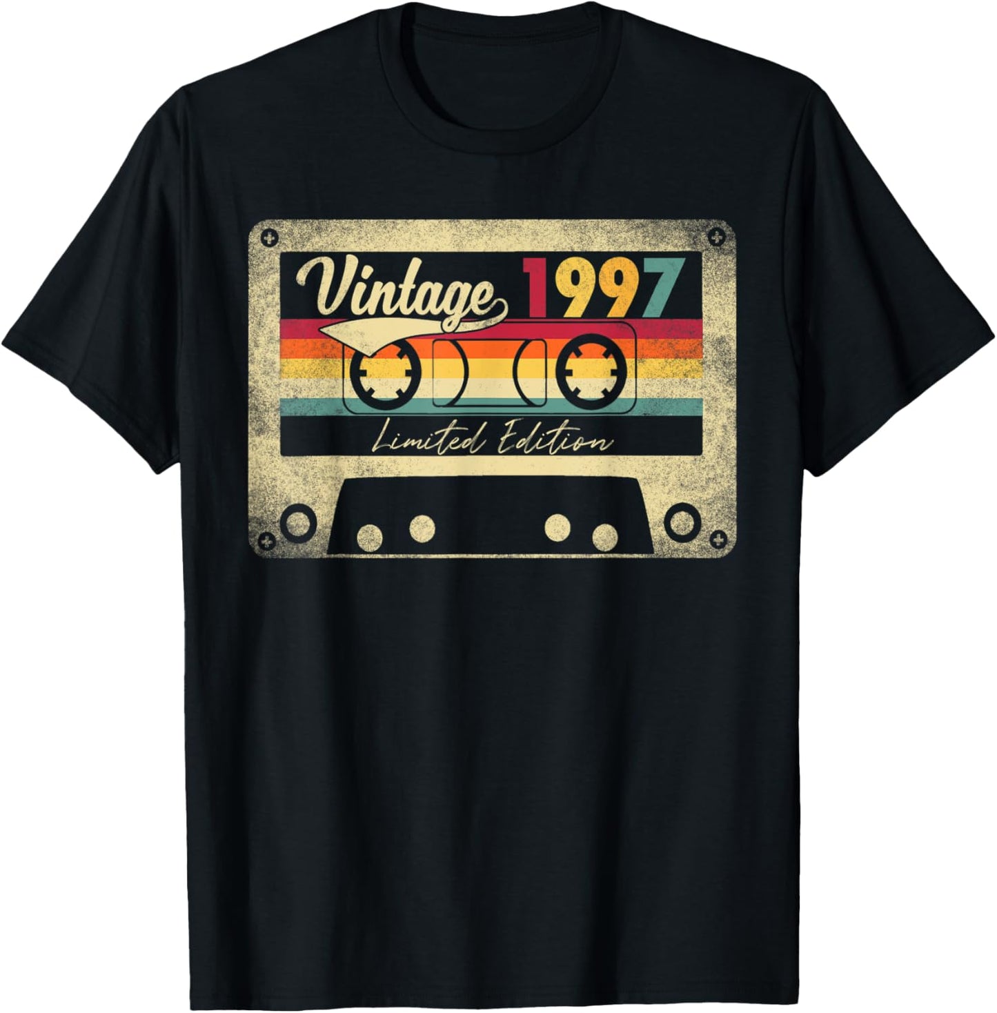 Limited Edition Vintage Best Of 1997 25th Birthday Gift T-Shirt - T-Shirt | Black