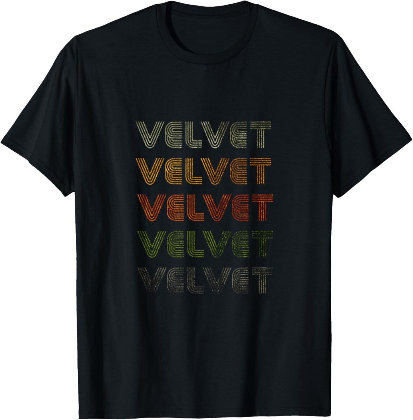 Love Heart Velvet Grunge/Vintage Style Black Velvet T-Shirt - T-Shirt | Black
