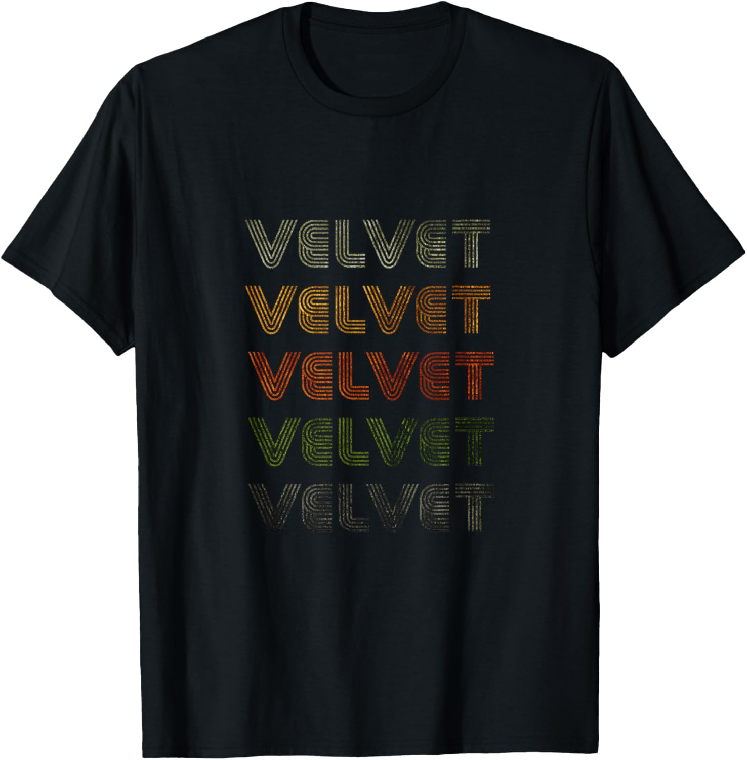 Love Heart Velvet Grunge/Vintage Style Black Velvet T-Shirt - T-Shirt | Black