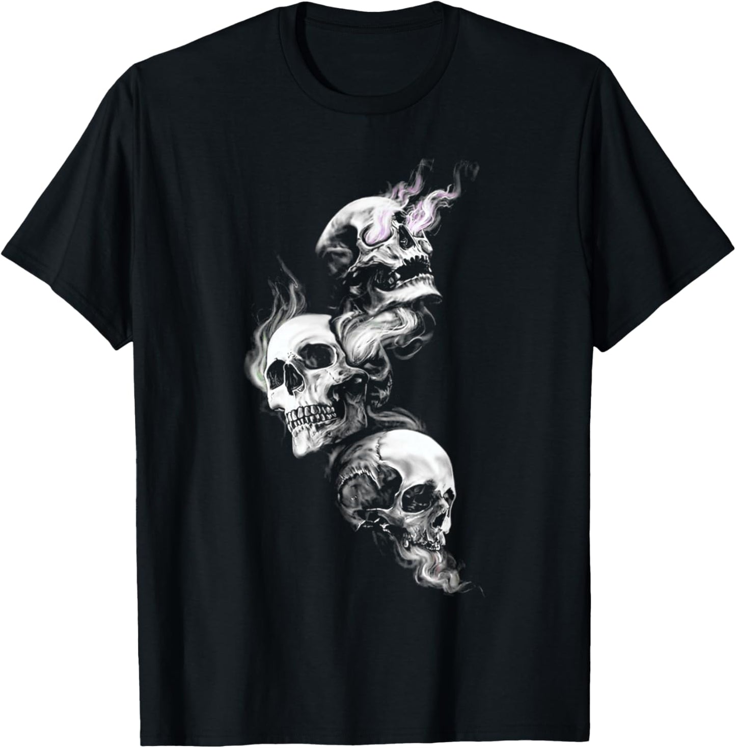 Smoke Skull - See No Evil Hear No Evil Speak No Evil T-Shirt - T-Shirt | Black