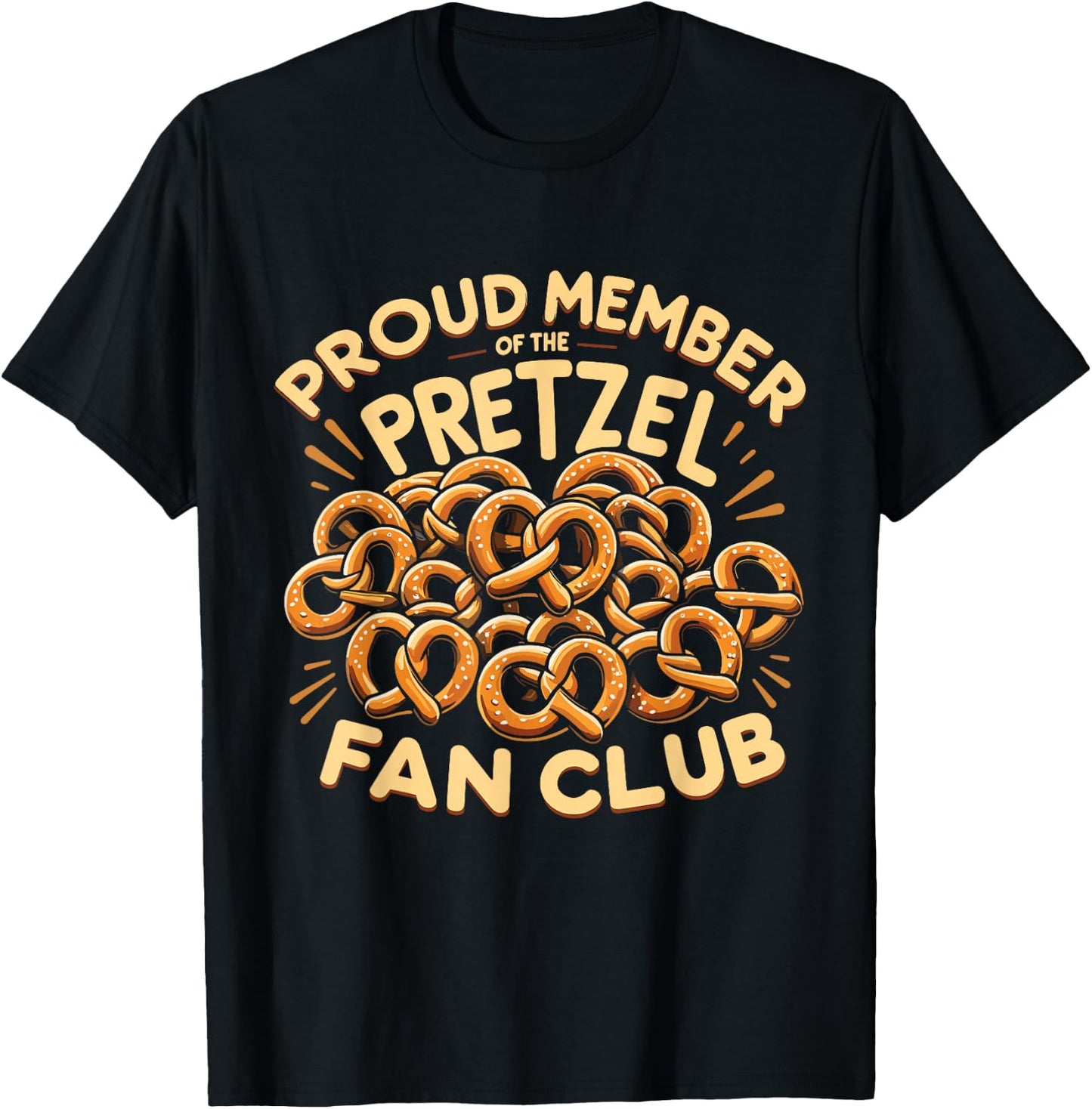 Pretzel German Food Pretzel Lover T-Shirt - T-Shirt | Black