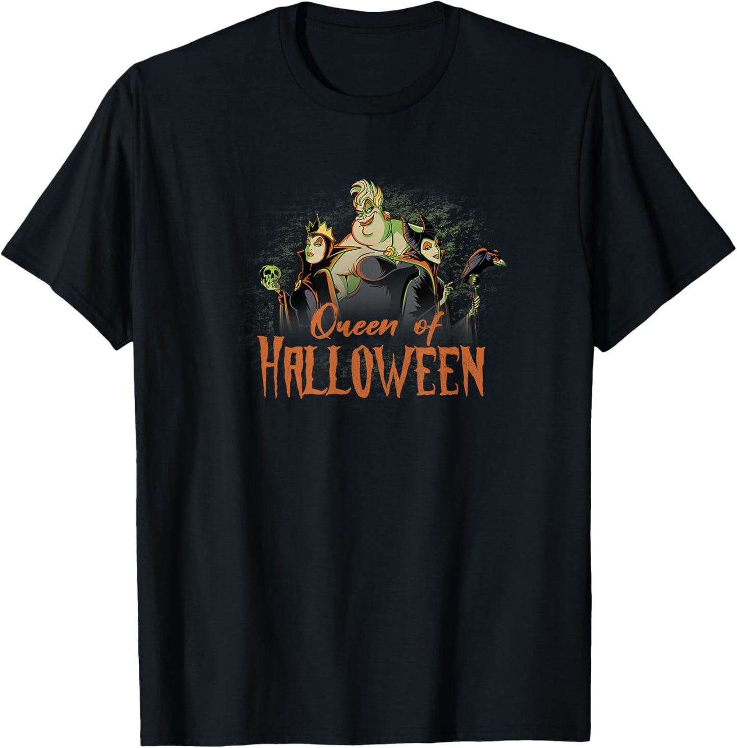 Disney Villains Halloween Queen of Halloween T-Shirt - T-Shirt | Black