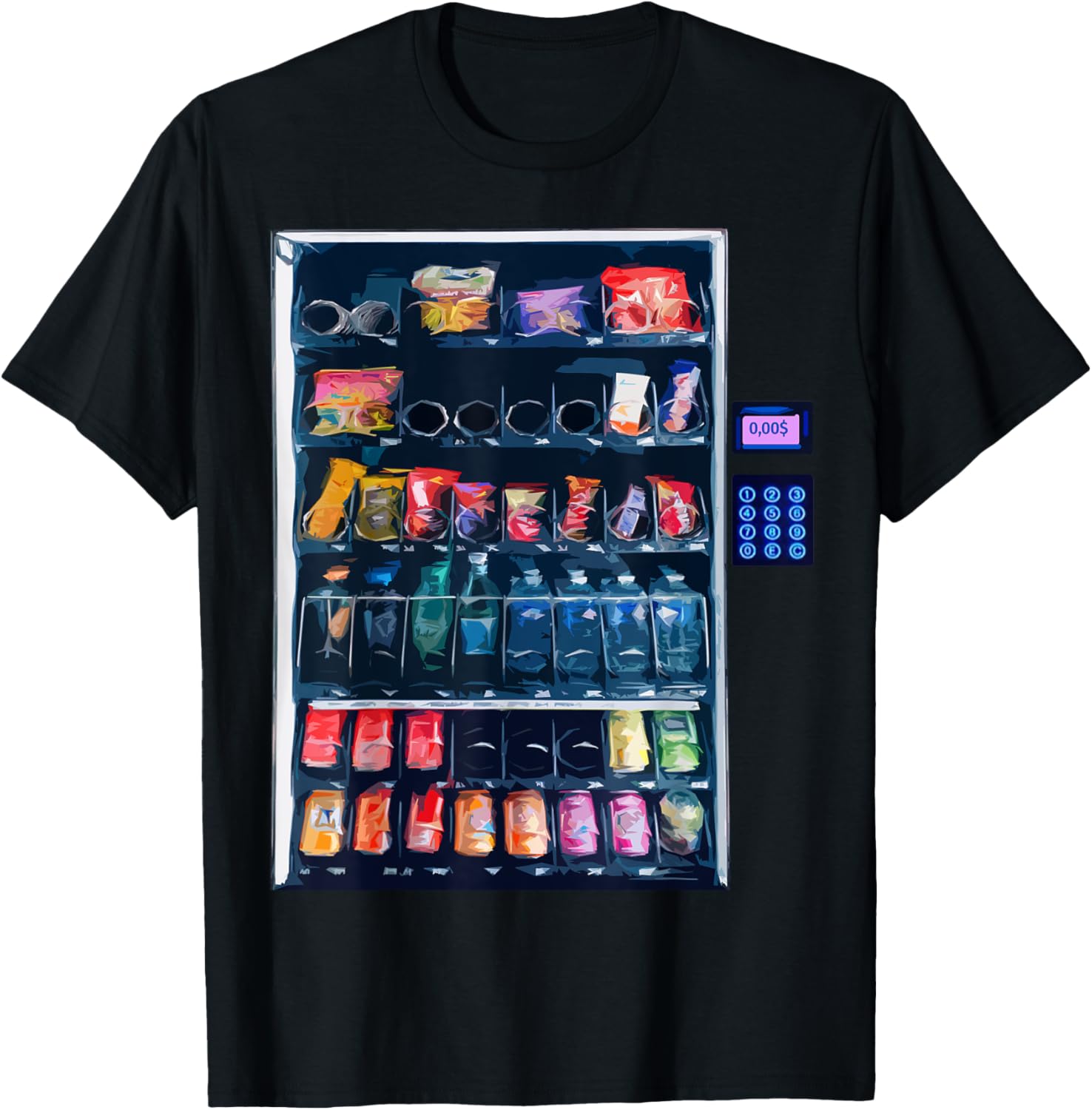 Funny Costumes for Halloween Vending Machine Silvester T-Shirt - T-Shirt | Black