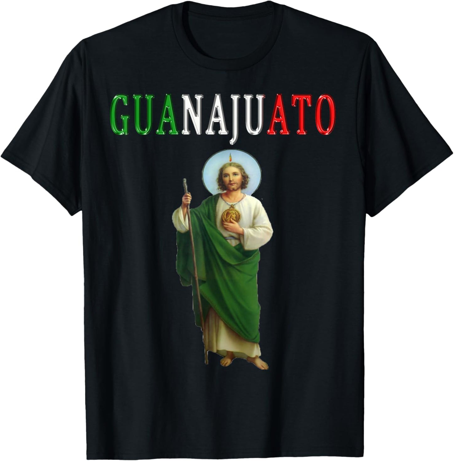 San Judas Tadeo Guanajuato Designs camisa mexican mexico T-Shirt - T-Shirt | Black