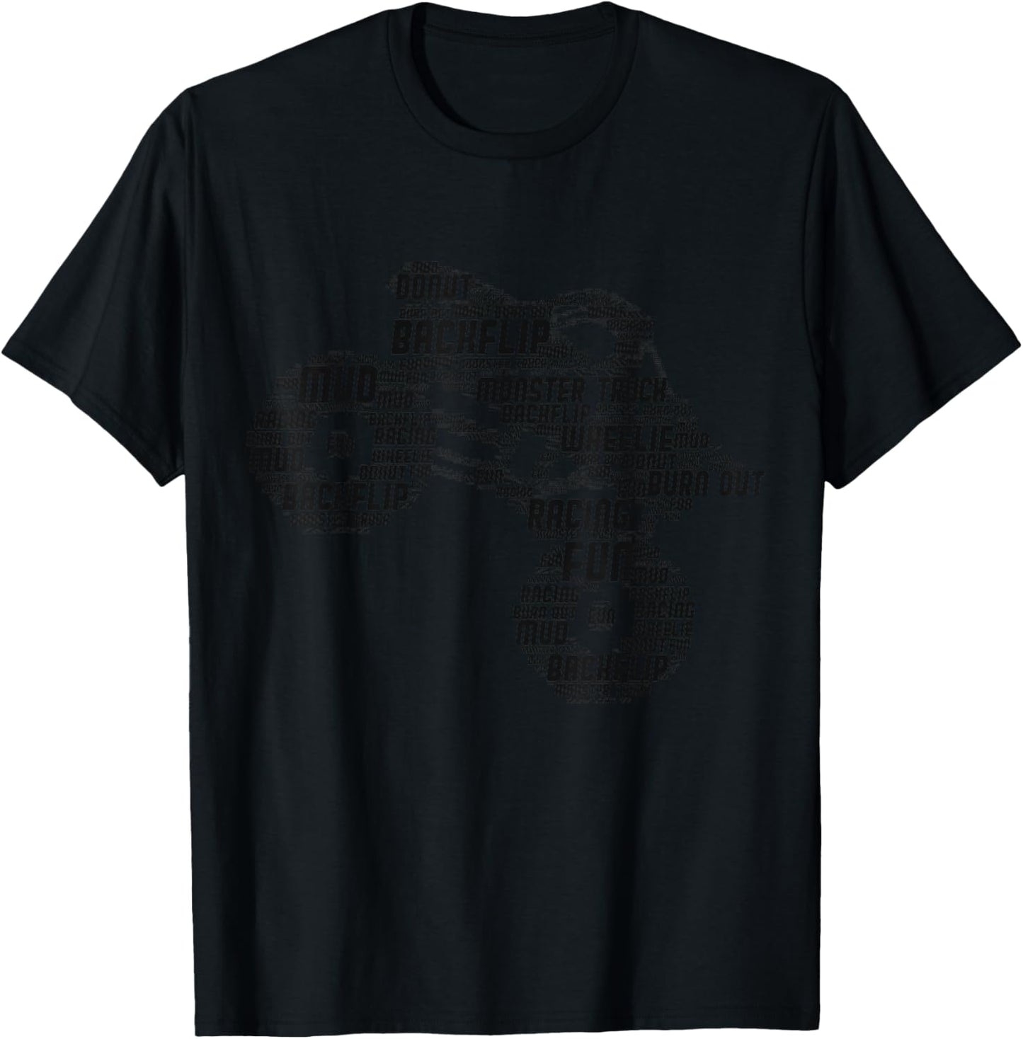 Monster Truck Boys Children T-Shirt - T-Shirt | Black