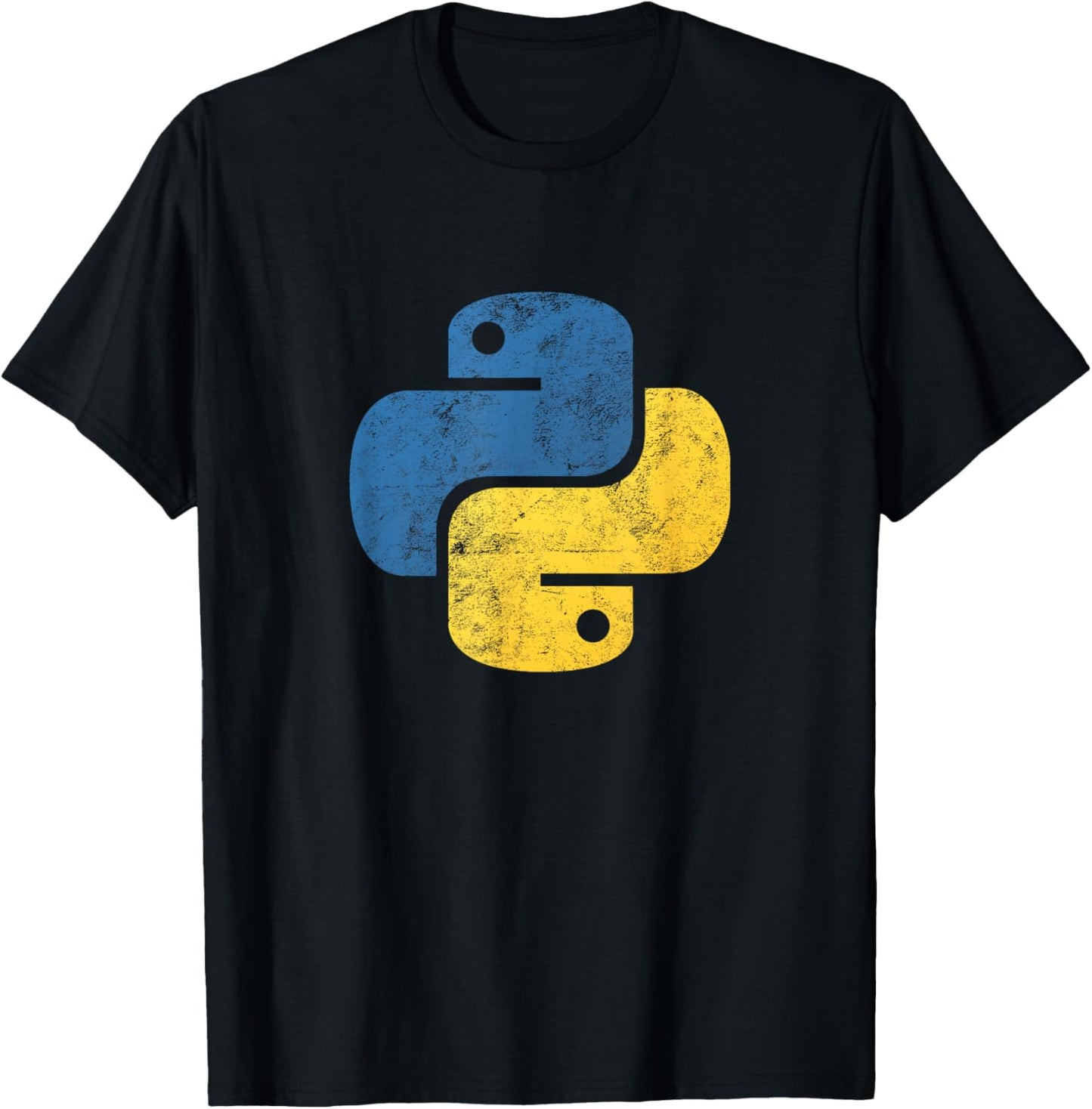 Python Programming Logo for Programmers T-Shirt - T-Shirt | Black