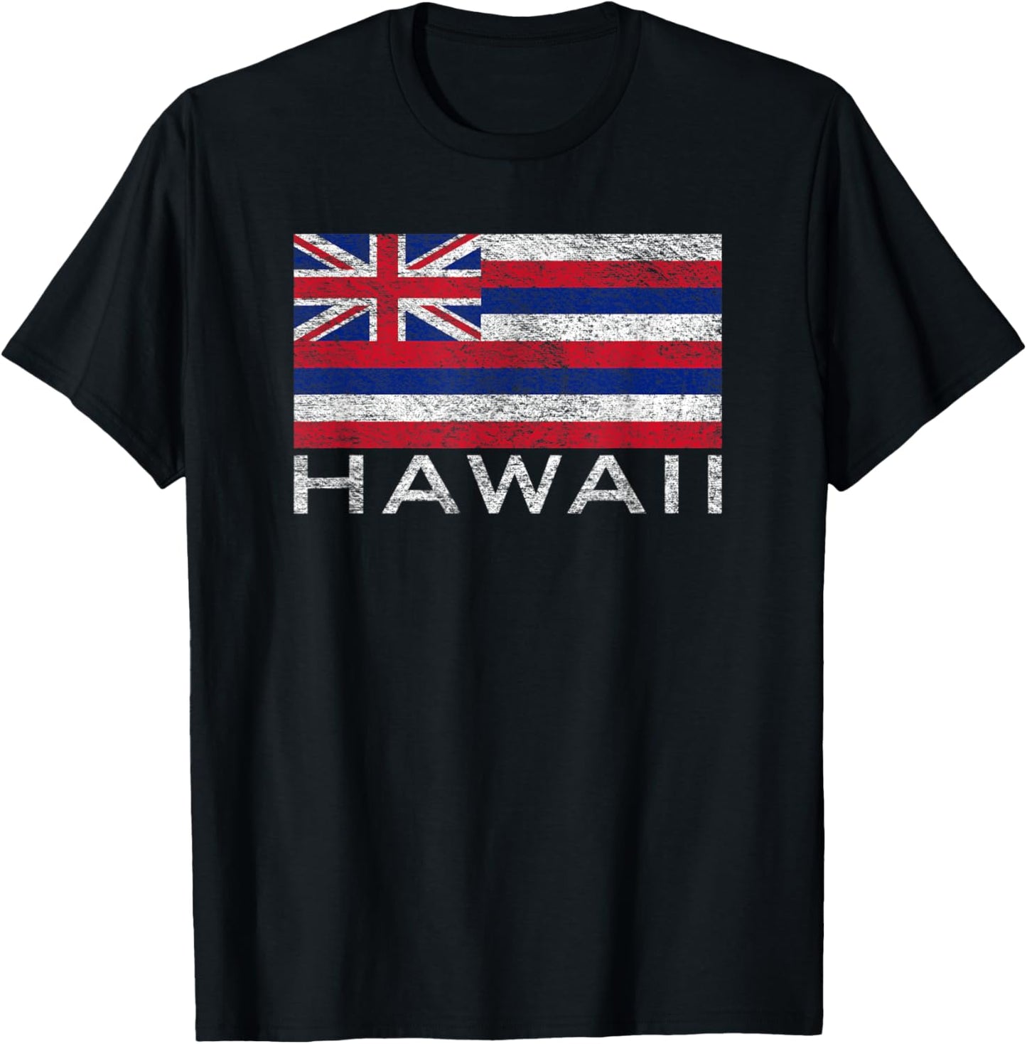 State Flag of Hawaii the Aloha State T-Shirt - T-Shirt | Black