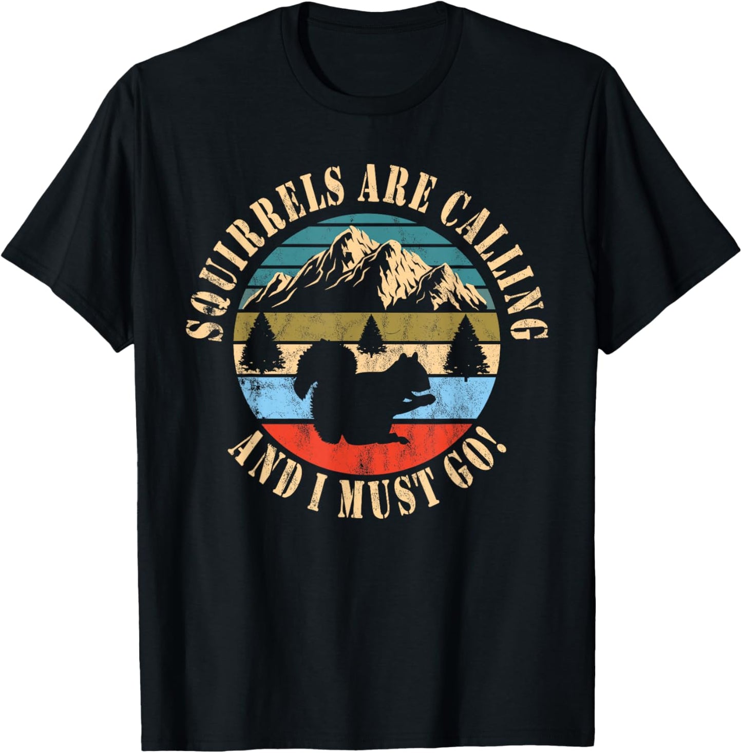 Squirrel Hunting T-Shirt - T-Shirt | Black