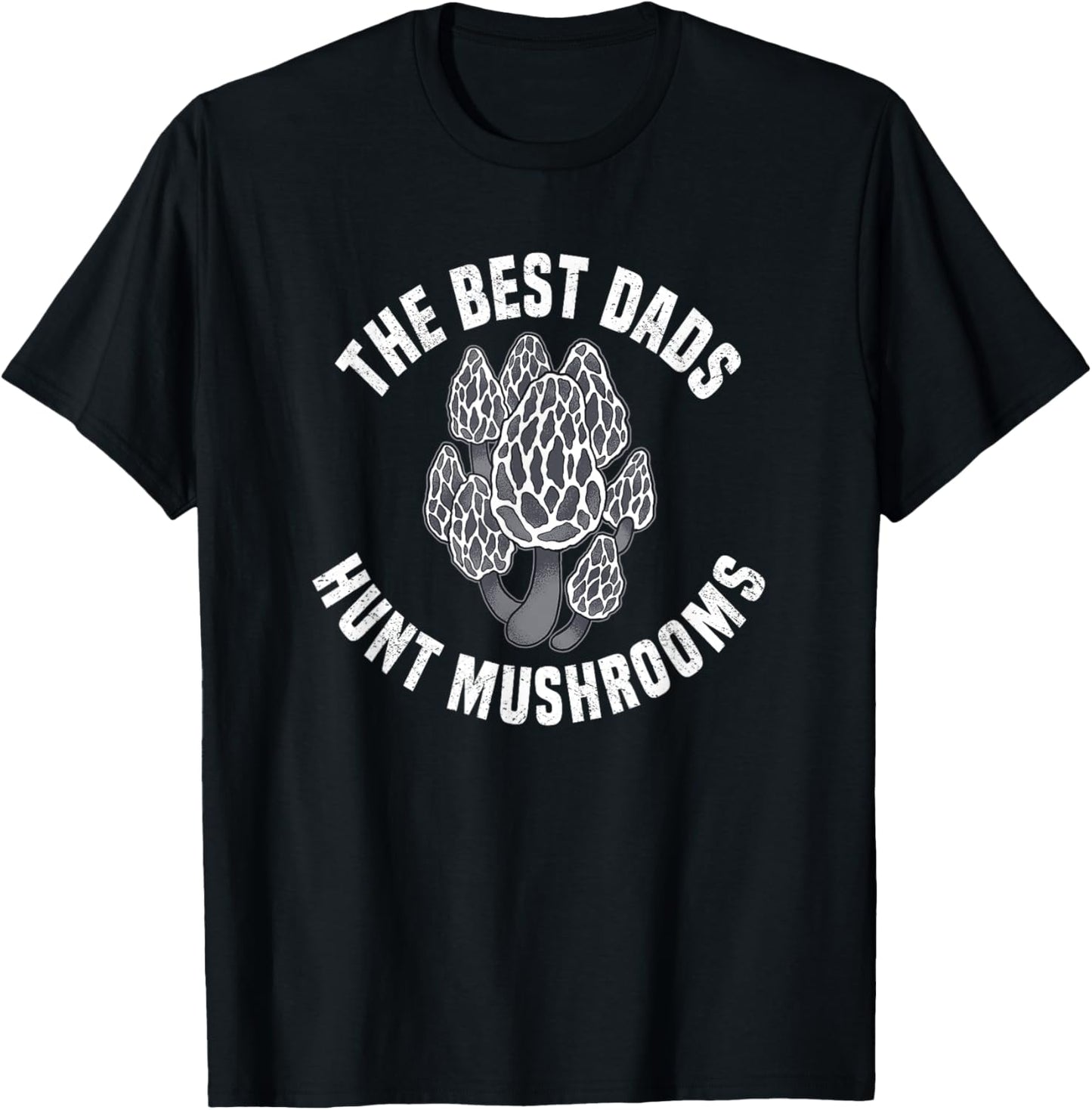 Mushroom Hunting Morel Shrooming T-Shirt - T-Shirt | Black