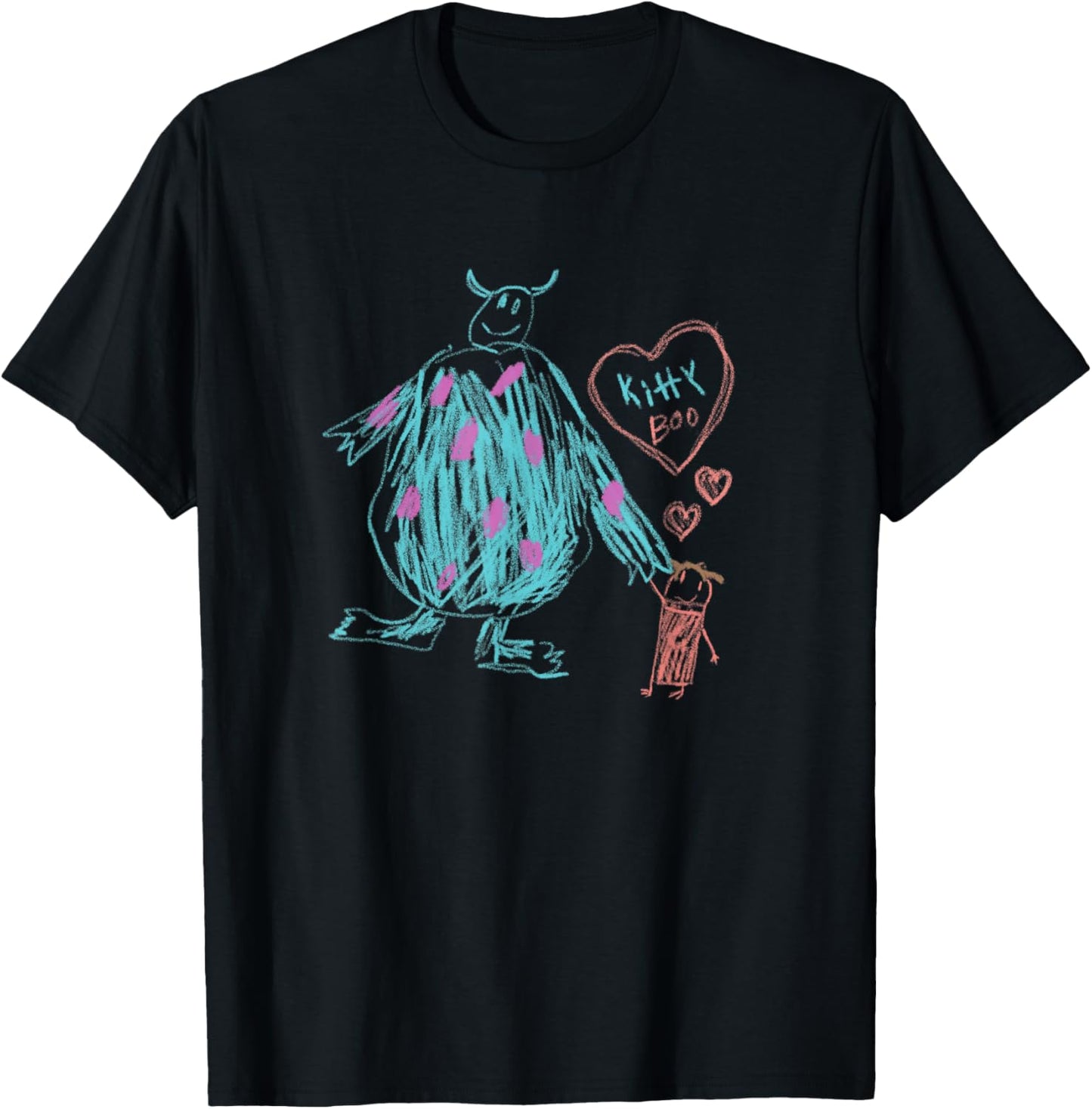 Disney and Pixar’s Monsters, Inc. Sulley Kitty and Boo T-Shirt - T-Shirt | Black