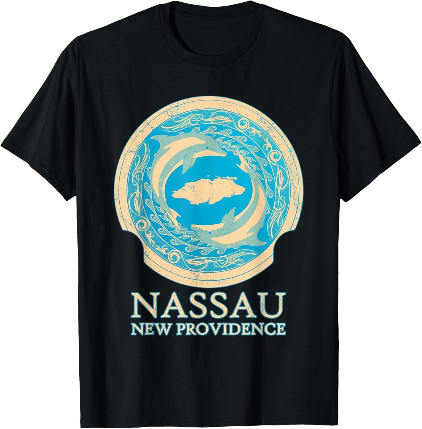 Nassau New Providence Bahamas T-Shirt - T-Shirt | Black
