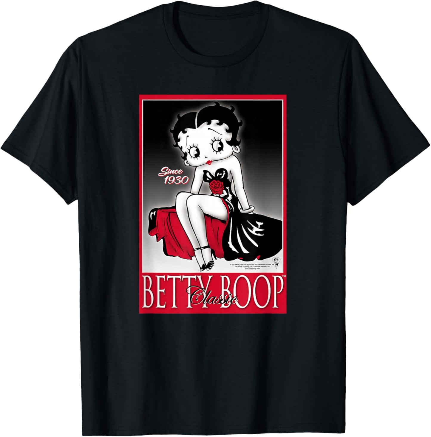Betty Boop Classic T-Shirt - T-Shirt | Black