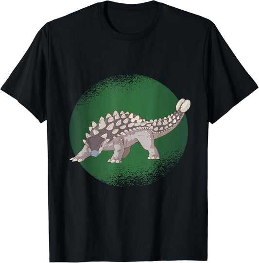Ankylosaurus dinosaur T-Shirt - T-Shirt | Black