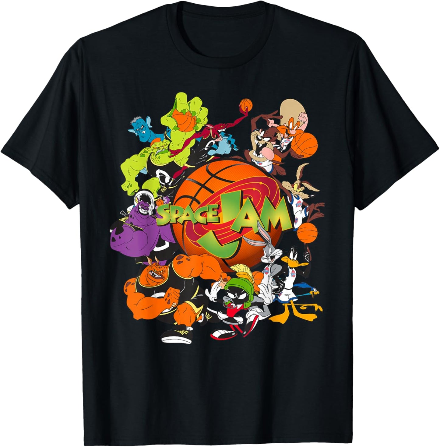 Space Jam Monstars and Tune Squad T-Shirt - T-Shirt | Black