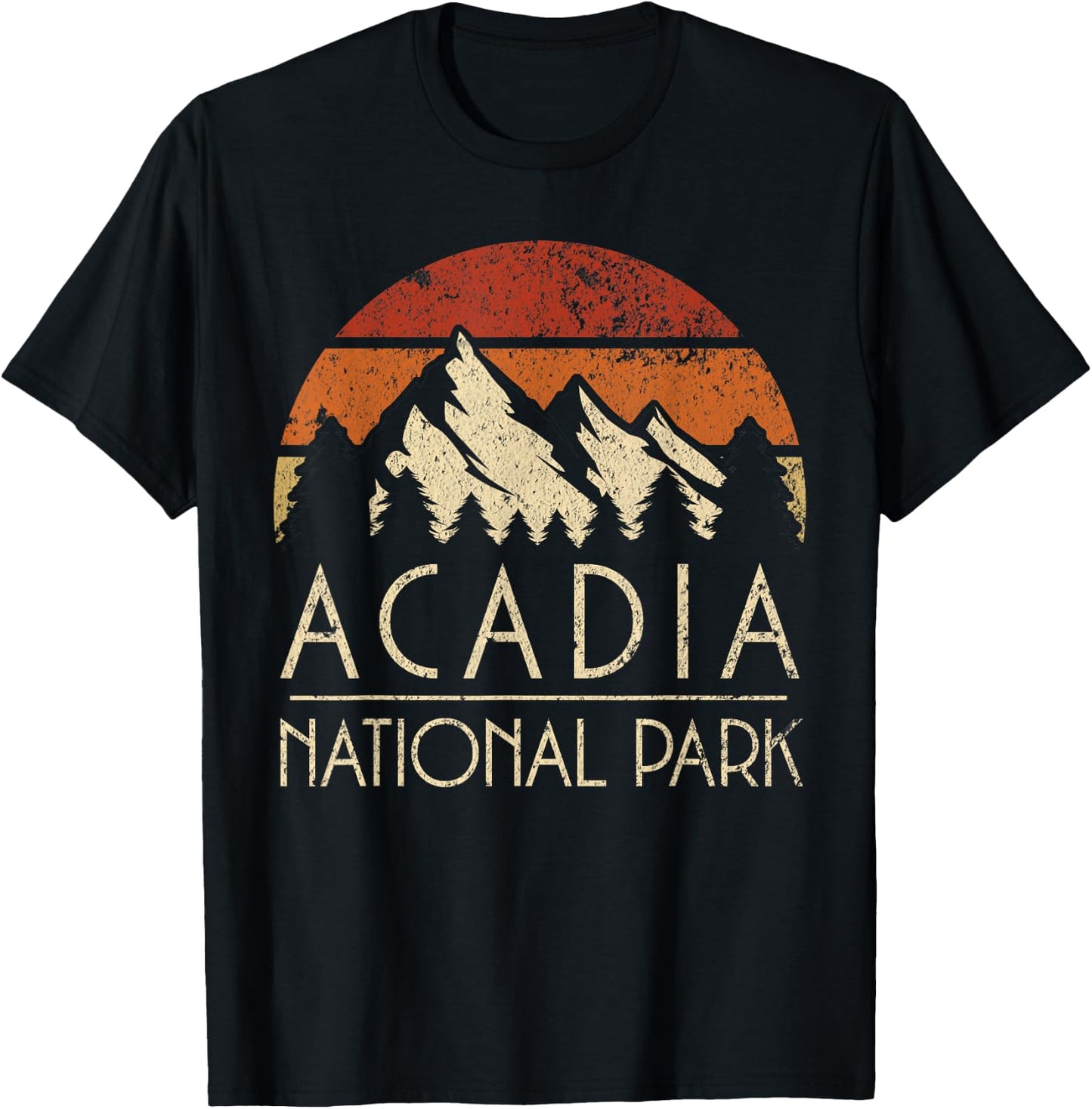 Acadia National Park T-Shirt - T-Shirt | Black