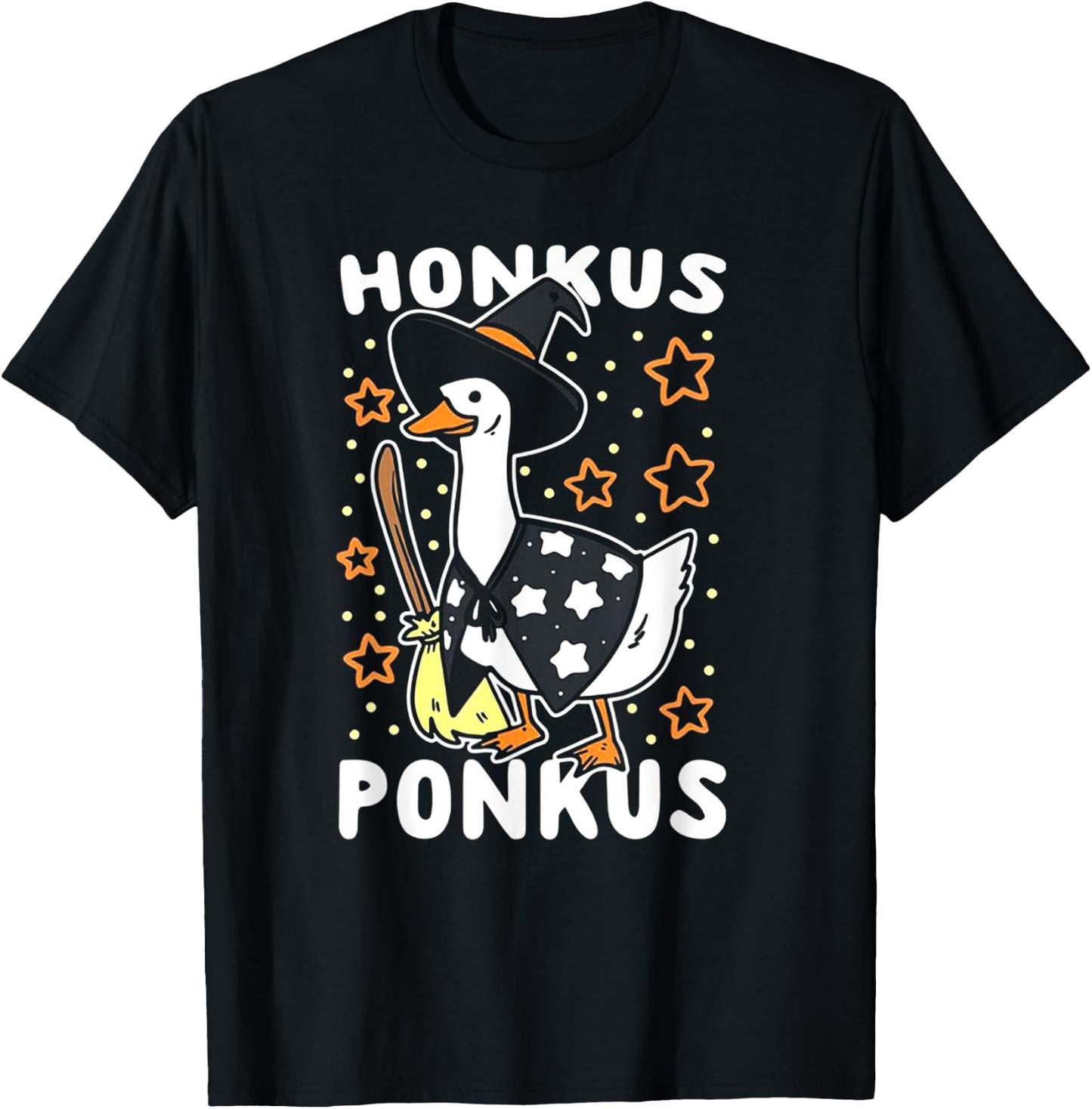 Honkus Ponkus Goose Halloween T-Shirt - T-Shirt | Black