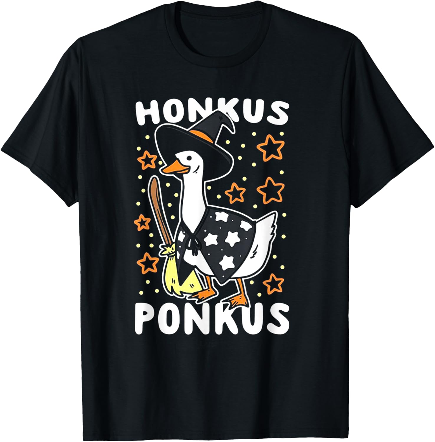 Honkus Ponkus Goose Halloween T-Shirt - T-Shirt | Black