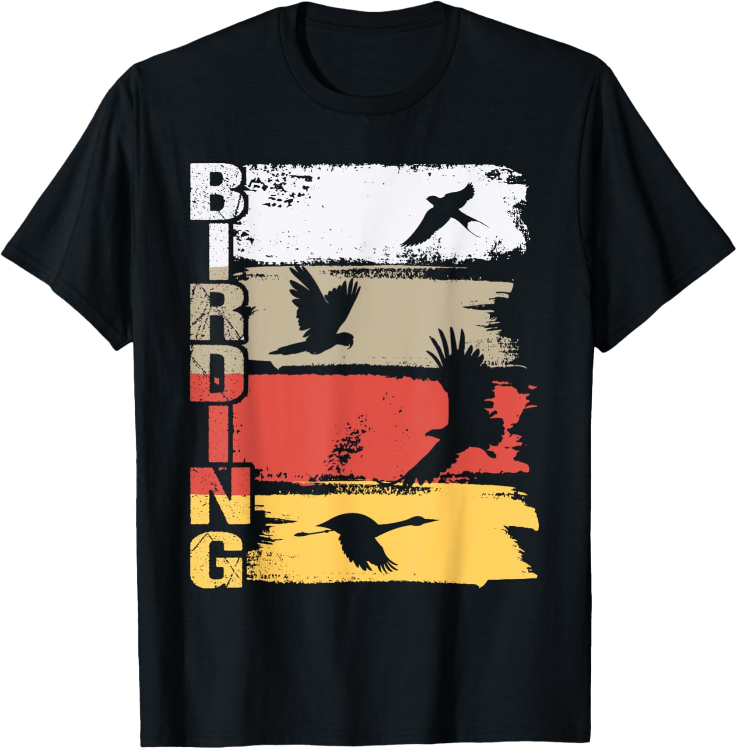 Birding - Bird Watching Birder Bird Watcher Bird Lover T-Shirt - T-Shirt | Black