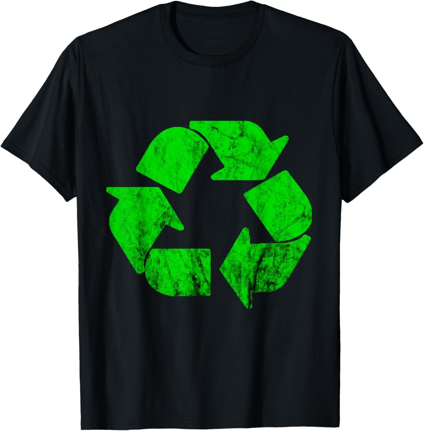 Recycle Logo Earth Day Recycling Garbage Rubbish Trash T-Shirt - T-Shirt | Black