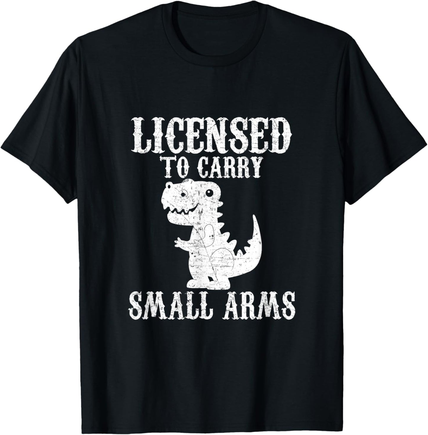 Shooter Cannon Rifle Bullet Licensed to Carry Small Arms T-Shirt - T-Shirt | Black