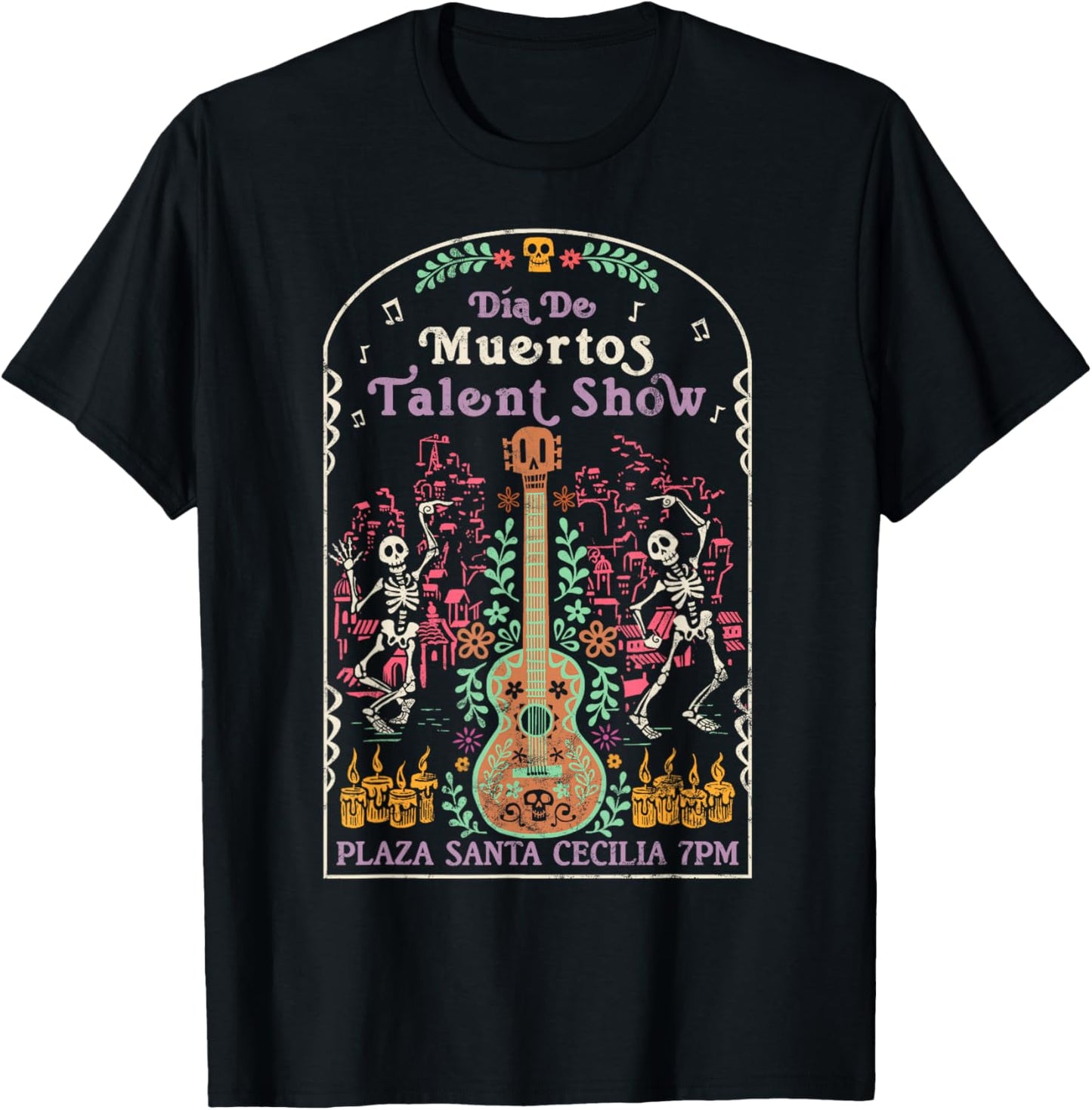 Disney Pixar Coco Talent Show Flyer T-Shirt - T-Shirt | Black