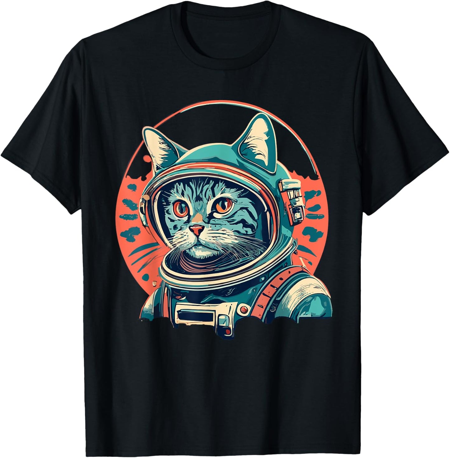 Space Kitty | Galaxy Cat | Catstronaut | Cat Astronaut Women Girls Kids T-Shirt - T-Shirt | Black