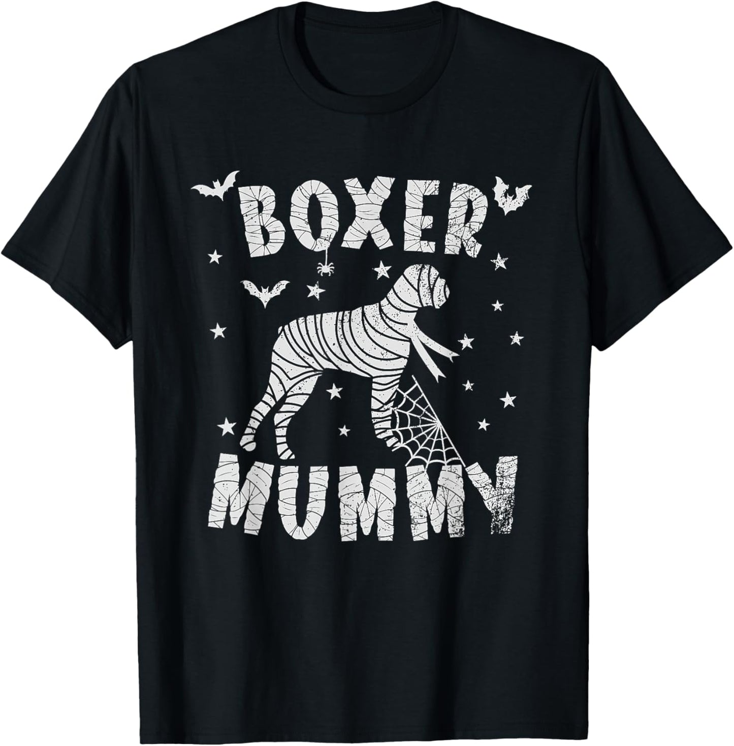 Boxer Dog Mama - Halloween T-Shirt - T-Shirt | Black