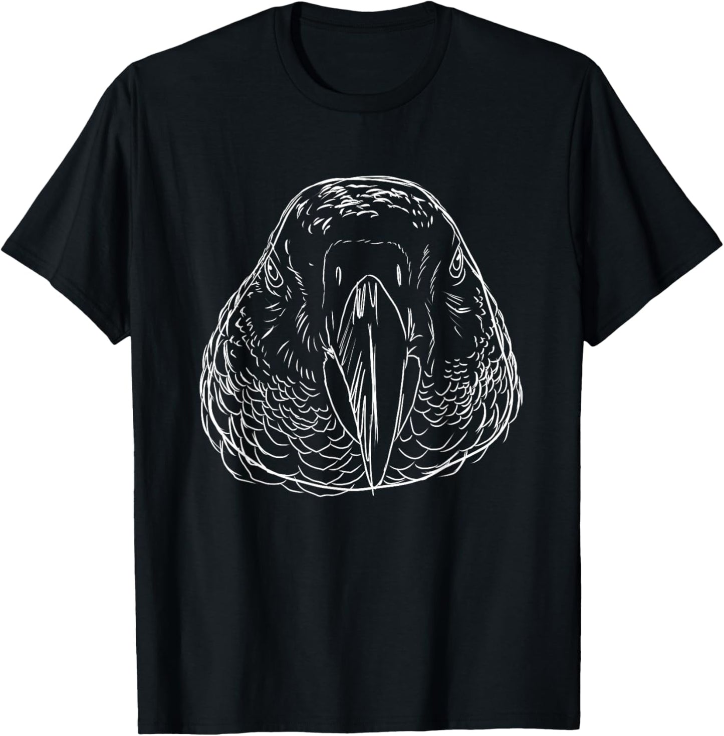 Bird African Gray Parrot T-Shirt - T-Shirt | Black