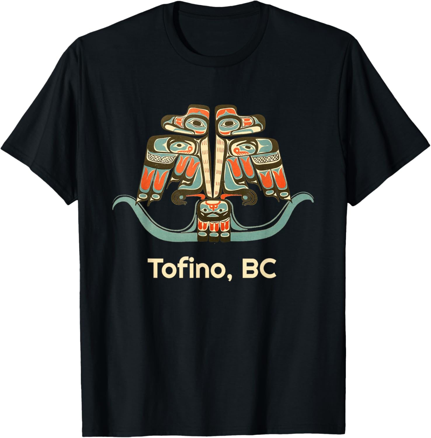 Tofino British Columbia Thunderbird Birdwatching T-Shirt - T-Shirt | Black