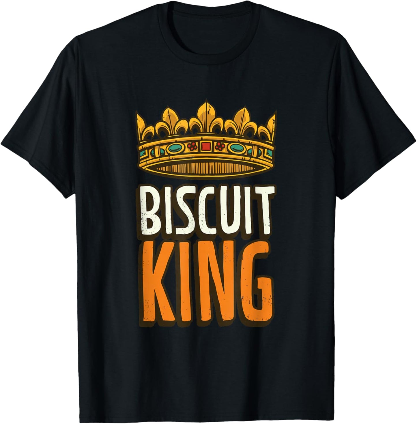 Biscuit King Baking Biscuits T-Shirt - T-Shirt | Black