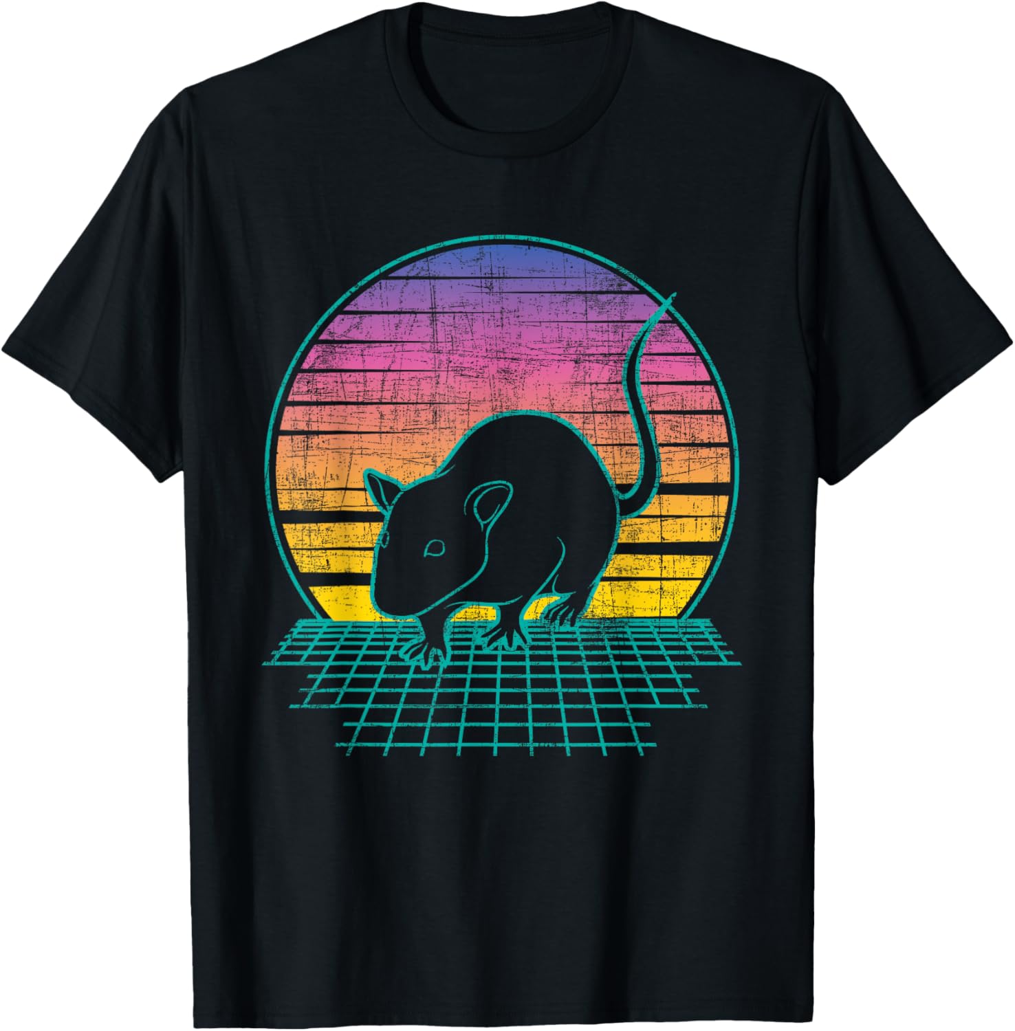 Vintage Rat - Rodent Lover Rat Owner T-Shirt - T-Shirt | Black