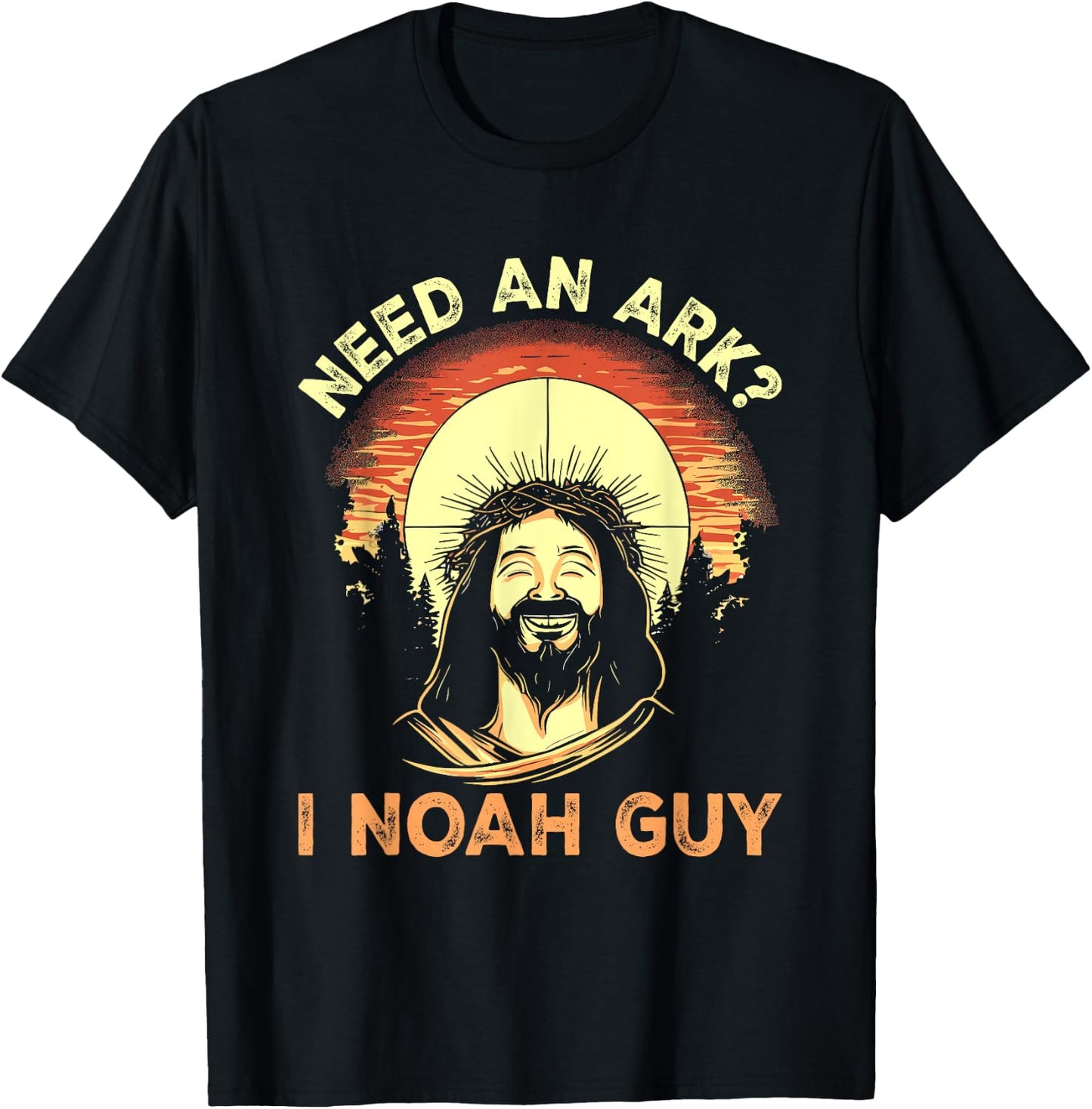 Need An Ark I Noah Guy - Funny Christian Joke Pun Jesus T-Shirt - T-Shirt | Black