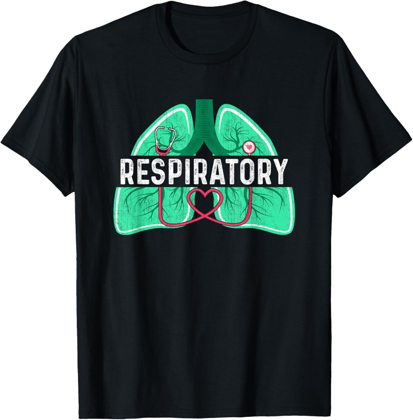 Respiratory Therapy Therapist - Lungs Doctor RT RRT T-Shirt - T-Shirt | Black