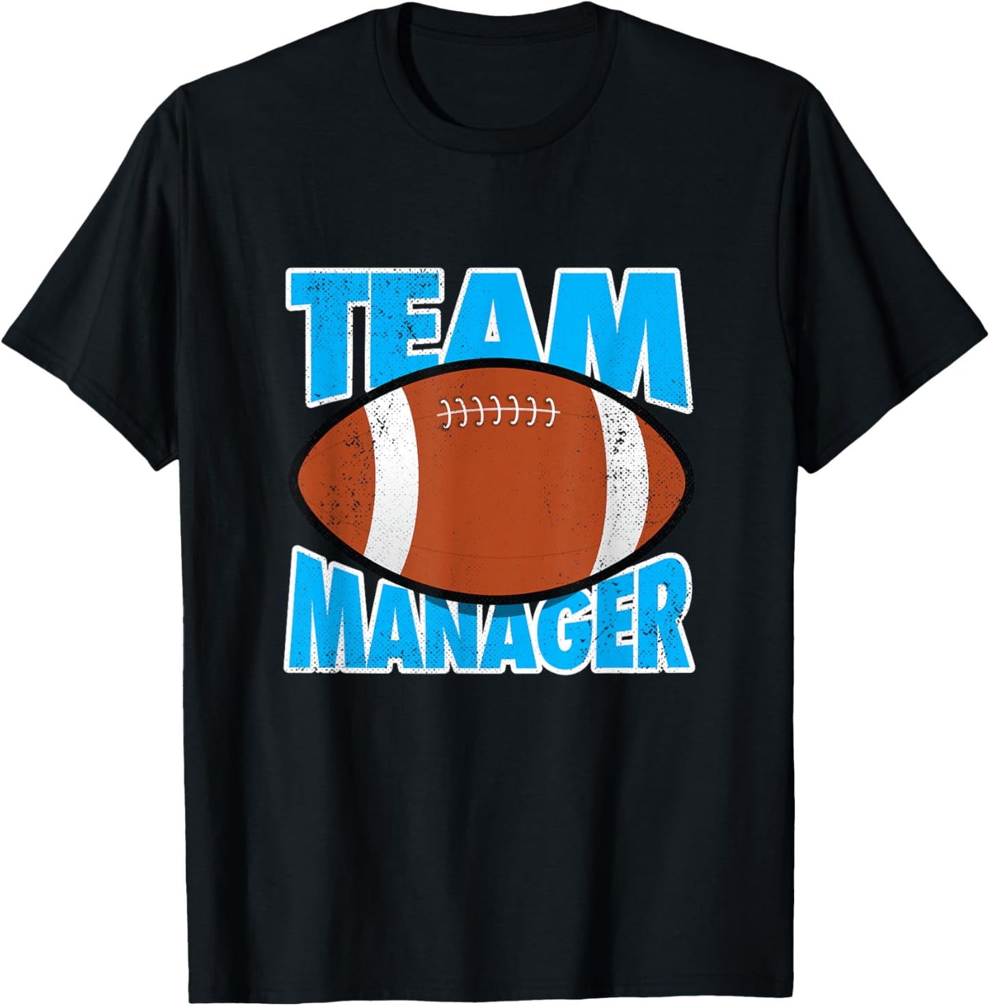 Football Team Manager Graphic T-Shirt - T-Shirt | Black