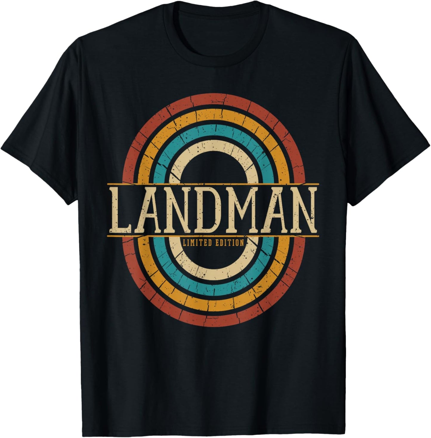 Landman Vintage Retro Black Adults Vintage Fashion Enthusiasts T-Shirt - T-Shirt | Black